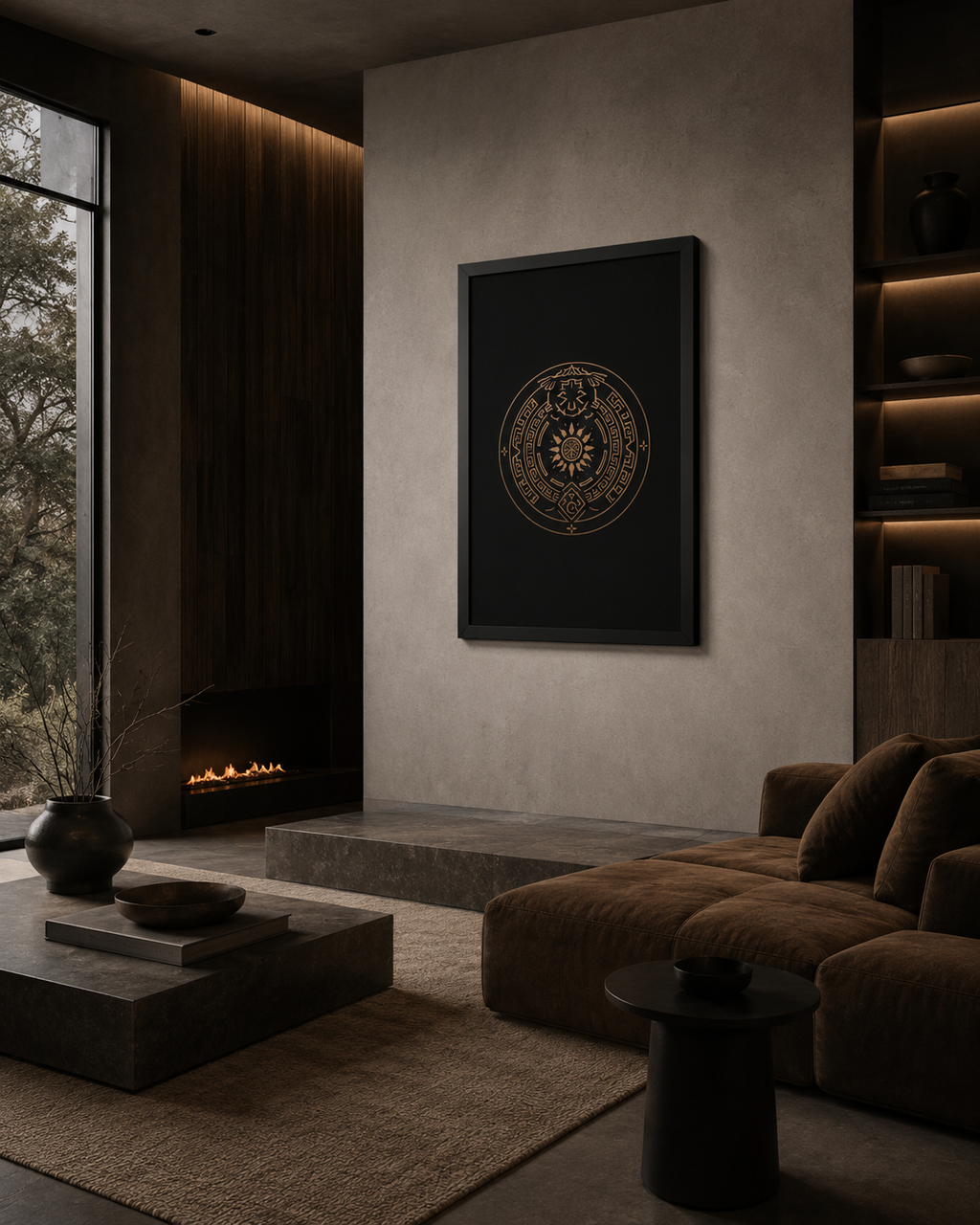 Origin — Archival Sigil Print (16x24 Framed Museum Edition)