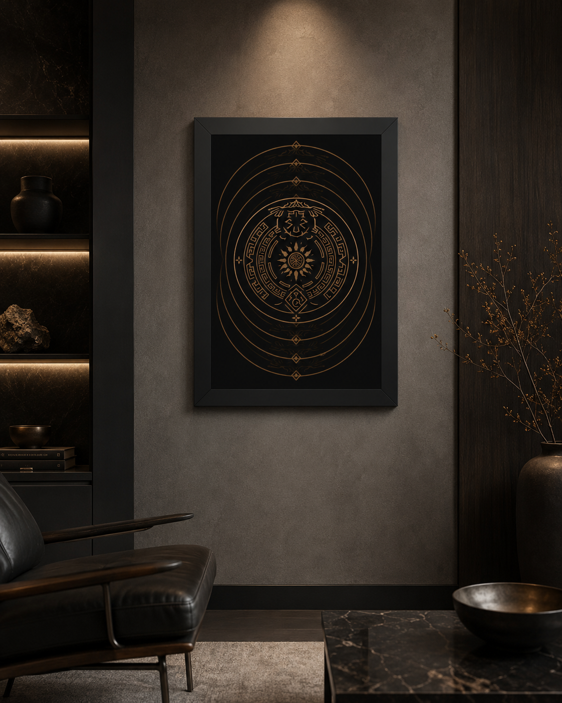 Echo — Archival Sigil Print (16x24 Framed Museum Edition)