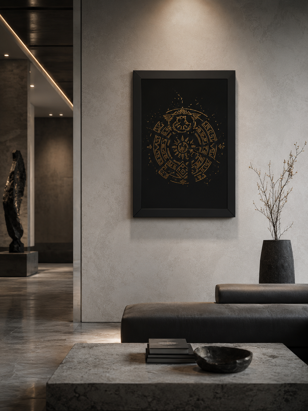 Fracture — Archival Sigil Print (16x24 Framed Museum Edition)