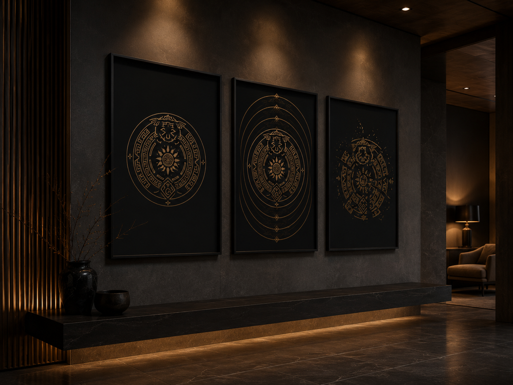 The Sigil Series — Archival Print Set — Origin • Echo • Fracture